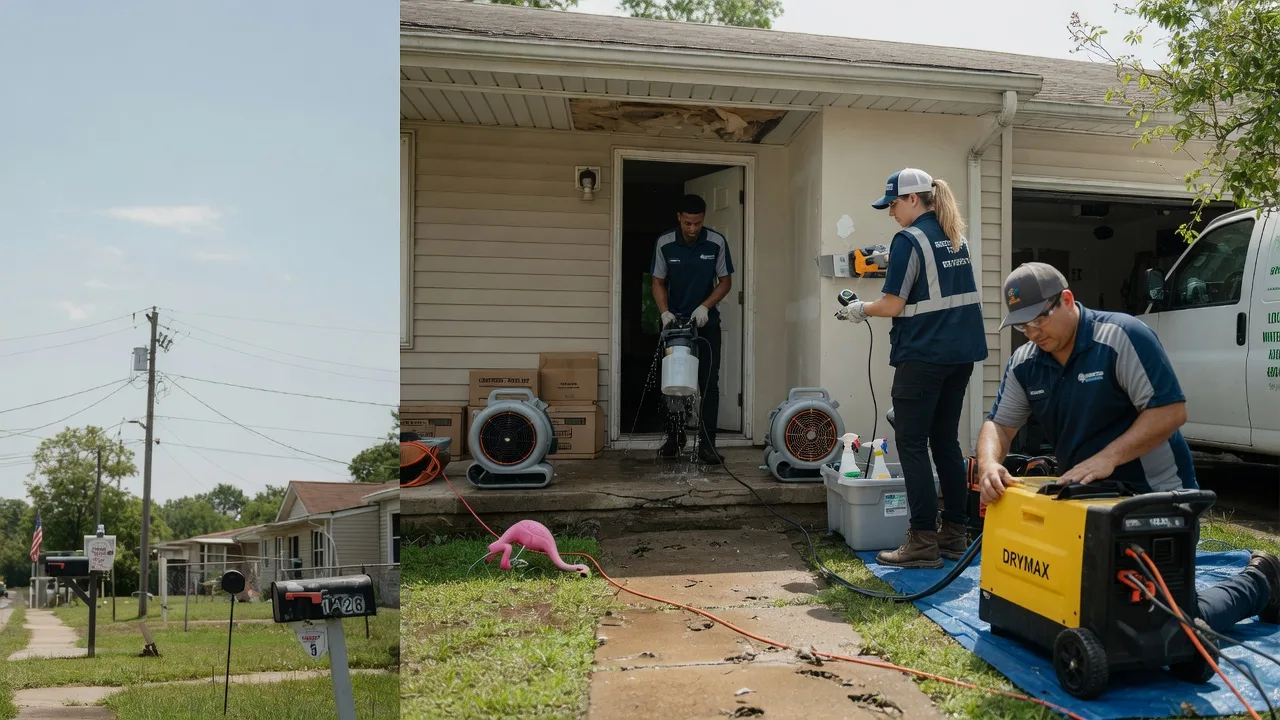 Storm Damage Water Removal in Pleasantville, OH near me